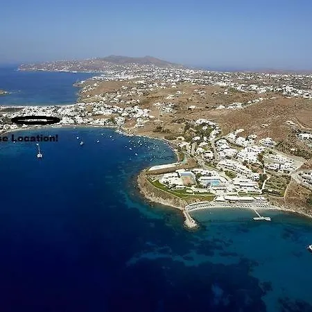 Nyaraló Magical Ornos! House!beach 1' Walk-mykonos Town 2km Mykonos Town