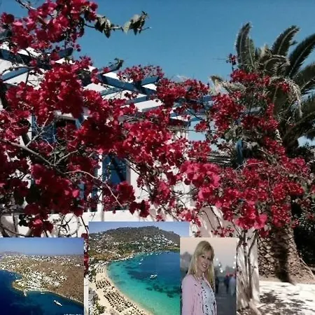 펜션 Magical Ornos! House!beach 1' Walk-mykonos Town 2km Mykonos Town